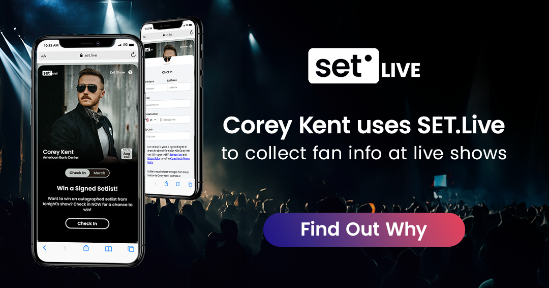Live Show Sets SET.Live | Finally know who's at your shows